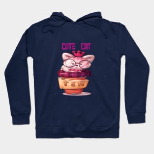 Cute Cat Animal Design Hoodie